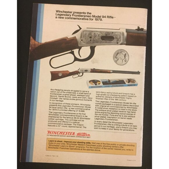 Winchester Western VINTAGE 1979 Sporting Arms and Ammunition Catalog - Picture 6 of 6
